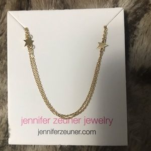 Jennifer Zeuner Double Star Necklace